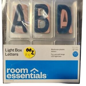 9 Boxes-Room Essentials Light Box Letters